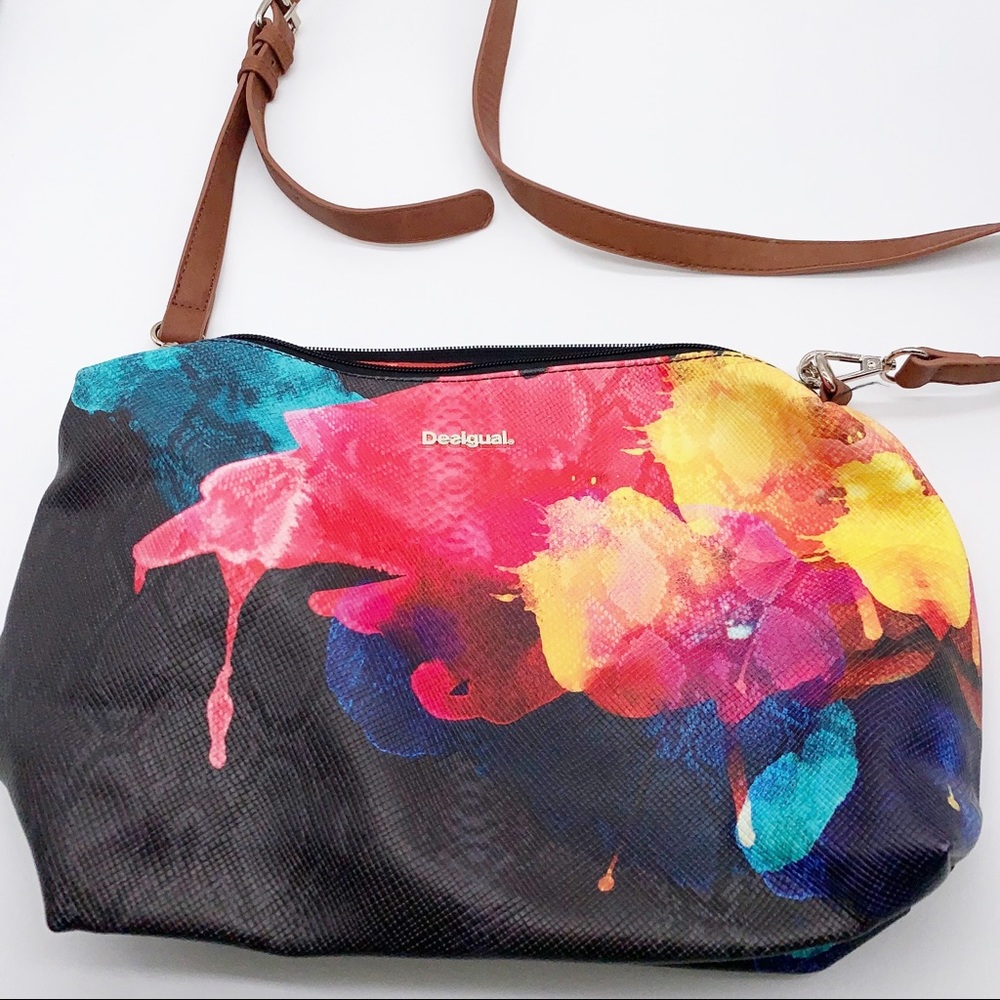 Desigual Aquarelle Watercolor Crossbody